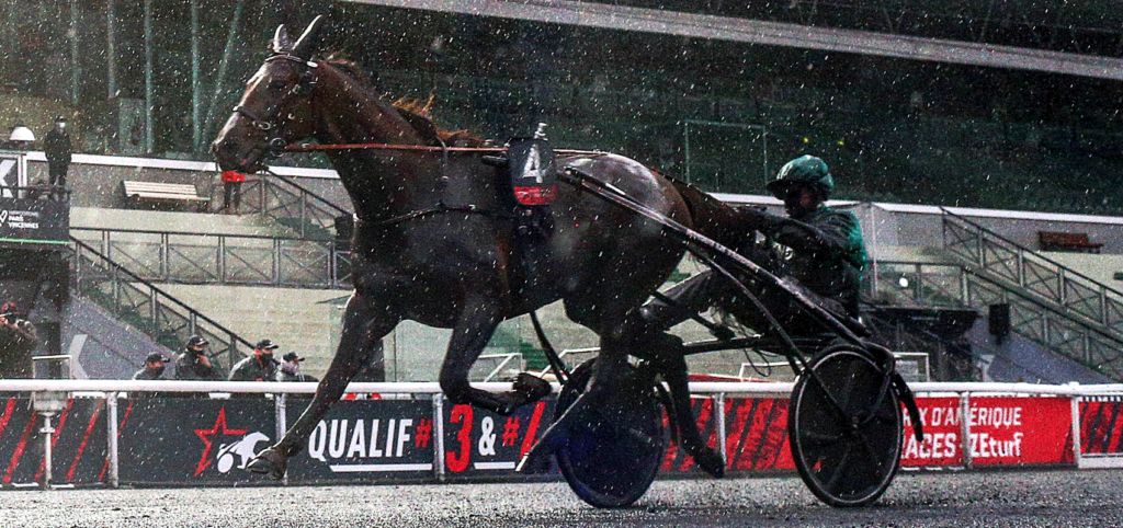 PRIX D'AMERIQUE RACES ZETURF QUALIF#3 : GU D'HERIPRE QUALIFIED FOR THE 3 SUMMIT RACES