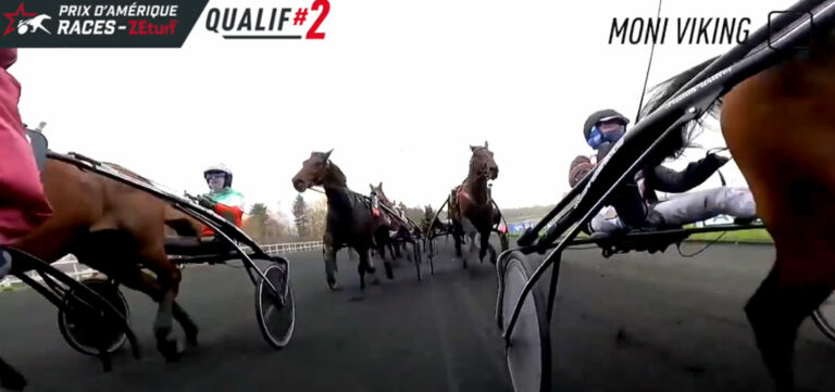 Prix d'Amerique Races ZEturf Qualif #2 : on-board cameras in the race