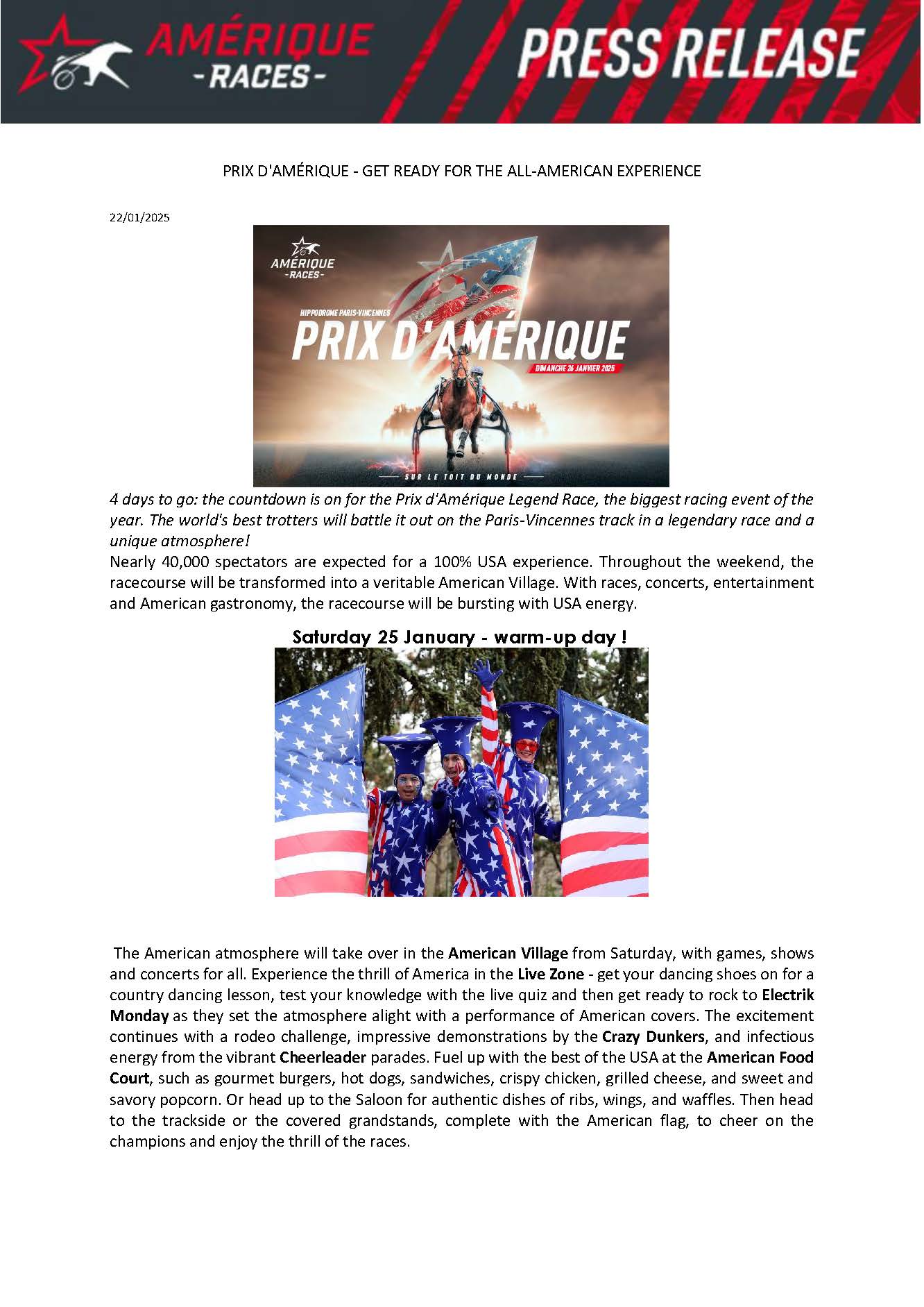 Prix d’Amérique : Get ready for the all-american experience